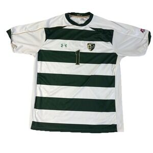 2010 South Florida USF Bulls Soccer Jersey Big East Patch Game Worn #1 2010 XL
